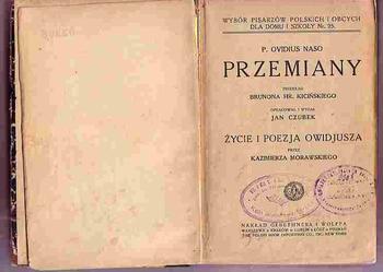 (3099) PRZEMIANY P.OVIDIUS NASO