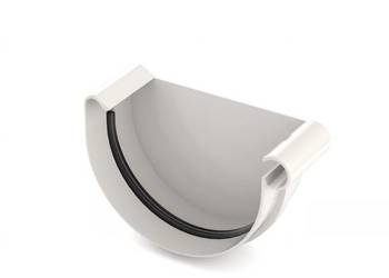 Bryza PVC Denko lewe 75 mm biały