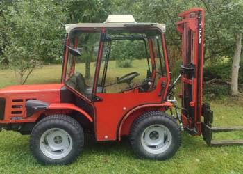 Antonio Carraro pług do śniegu, wozek widłowy 4x4, traktorek sadowniczy