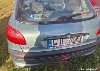 Zderzak Tylni Peugeot 206