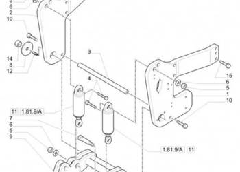 New Holland T6010 Wspornik 47126287