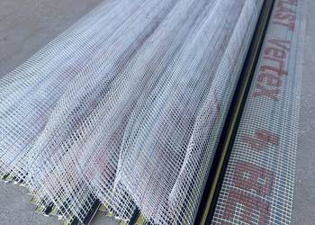 Listwa przyokienna PCV z siatką i uszczelką 300 cm BELLA PLAST antracyt RAL