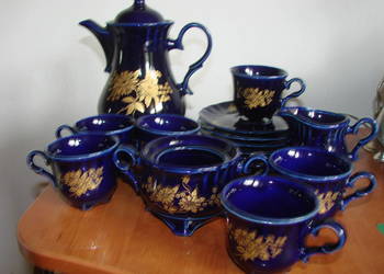 Porcelit Pruszków kobaltowa porcelana