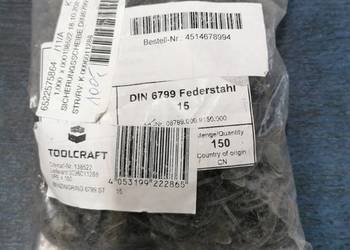 TOOLCRAFT podkładki zabezpieczające średnica wewnętrzna: 12,