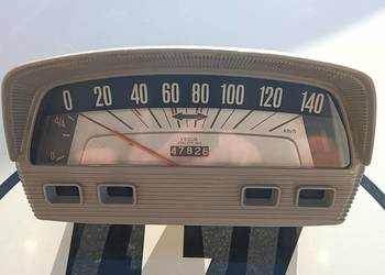 Oryginalny licznik Veglia Fiat 850 / 500L – SPRAWNY – po czyszczeniu – lata