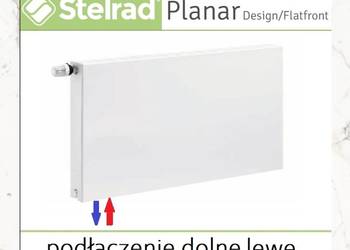 Grzejnik dekoracyjny Stelrad Planar P22 60 x 100 cm, lewy, biały