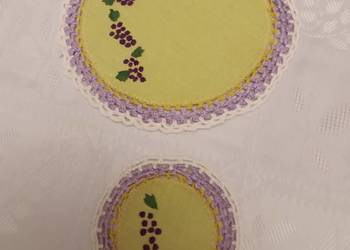 Serwetki 2 sztuki z okresu PRL