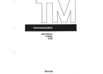 JOHN DEERE 3030, 3130 ciagnik instrukcja napraw