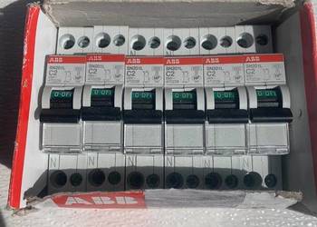 ABB circuit Breaker 1 Module 1P+N 4.5 KA SN201LC2 - 6szt