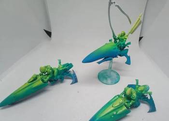 2x Windriders + Autarch finecast Eldar Warhammer 40k