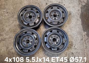 Felgi stalowe 4x108 14cali ET45 AUDI 80 90 koła