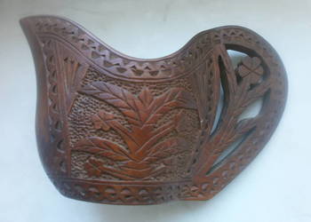 pojemnik kubek drewniany rzeżbione pojemnik kubek drewniany rzeżbione