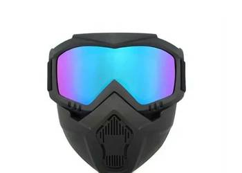 Okulary maska cross quad atv z filtrem maskownica