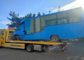 Pomoc drogowa Transport maszyn Laweta Autolaweta Teresin Kampinos Sochaczew