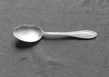 Platerowana łyżeczka, I połowa XX w. Punca Martin 90.