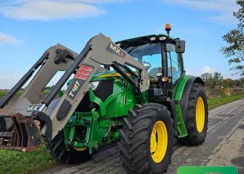 John Deere 6140R – 2014 / 160 KM – PowerQuad – Ładowacz Mailleux T417