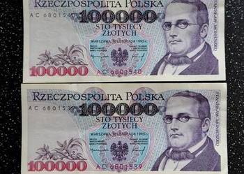 Banknoty 10000 zł Moniuszko