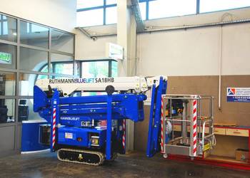 Ruthmann Bluelift SA18HB podest ruchomy przegubowy na gąsien