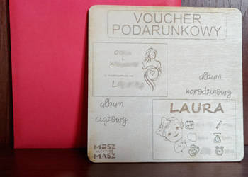 Voucher pieniężny bądź produktowy prezent podarunkowy #MiszMówiszMasz