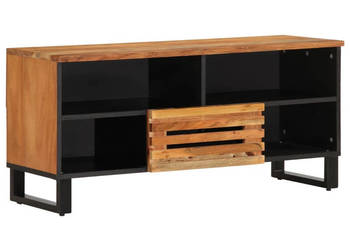 Szafka pod telewizor 100x34x46 cm lite drewno akacjowe WM-377515