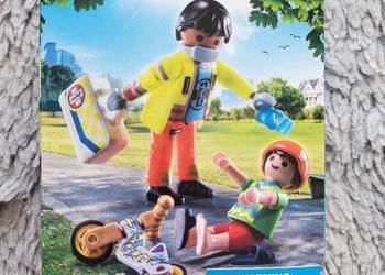 Playmobil sanitariusz z pacjentem