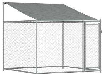 vidaXL Klatka dla psa, z dachem i drzwiami(SKU:172559)