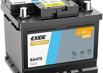 Akumulator 47Ah 450A Exide Premium P+