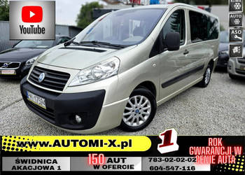 Fiat Scudo LONG* 2,0HDI * Nawiewy * Panorama* 8 Os * HAK * GWARANCJA/ZAMIA…