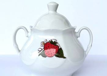 Cukiernica Lubiana Truskawka Kultowy PRL unikat kolekcjonerski polski desig