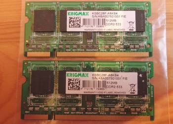 DDR2 533 2x512MB testowana 100% sprawna
