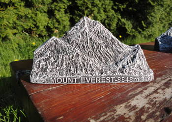 Mt Everest - relief Korona Himalajów Mt Everest - relief Korona Himalajów