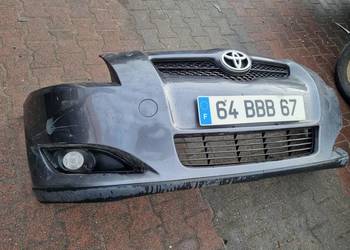 ZDERZAK PRZEDNI PRZÓD HALOGENY TOYOTA AURIS I E15 KOMPLETNY 06-09R