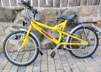 Żółty rower dziecięcy cilo team junior