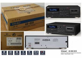 TEAC AD-850-SE/B NOS | Fabrycznie Zapakowany Odtwarzacz CD i Magnetofon Kas