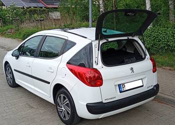 PEUGEOT 207SW 1,6 HDI 90KM PANORAMA DACH, I WŁAŚĆ. BLACHA OCYNK, BEZ DPFu