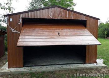 Garaż drewnopodobny 4x5m garaże blaszane wiaty hale