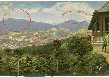 Baden Baden Postkarte