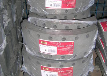 Okładzina hamulca przyczepa HW6011, HL6011, 120mmx9mm
