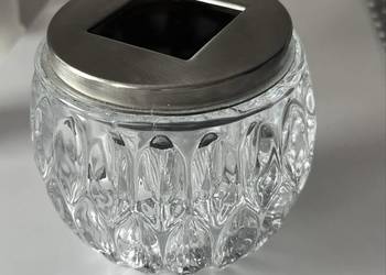 Lampa solarna srebrna