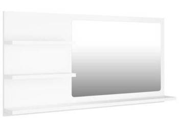 vidaXL Lustro łazienkowe, białe, 90x10,5x45 cm, płyta wiórow(SKU:805015)