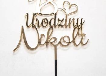 Topper na tort 18 urodziny