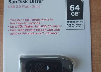 Pendrive SanDisk 64 GB USB 3.0 karta pamięci 64 GB