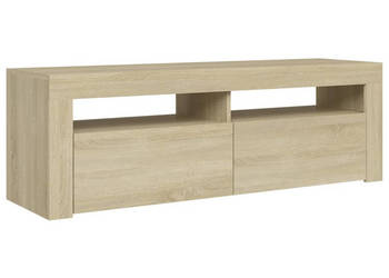 Szafka pod TV z oświetleniem LED dąb sonoma 120x35x40 cm WM-804313
