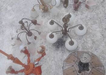 Żyrandol lampa pięcioramienny trzyramienny kinkiet kuchnia pokój