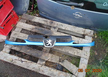 Grill Atrapa chłodnicy wlot powietrza Peugeot 206 niebieska metalik KMF