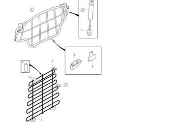 VOLVO V70 XC70 XC60 dolna zaslepka kratki bagaznika OE