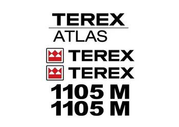 Naklejki oklejenie TEREX 1105 M Zamiennik
