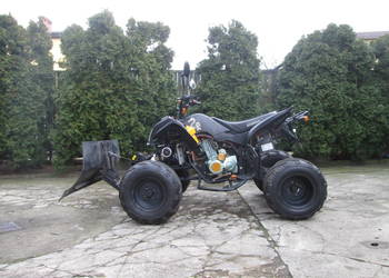 Quad Atv Bashan 200 zarejestrowany z pługiem i wyciągarką