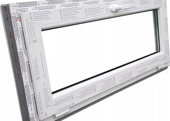 OKNA KacprzaK OKNO PCV 120X40 Nowe pcv WYSYŁKA 24h PROMOCJA