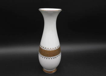 Wazon Porcelanowy Royal Porzellan Bavaria KPM – Lata 60./70. Vintage Gold